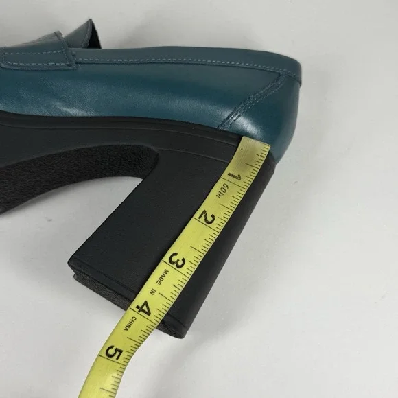 Free People Size EU 36.5 / US 6 Jade‎ Zoe Slip On Loafers Platform Heels - Picture 10 of 12